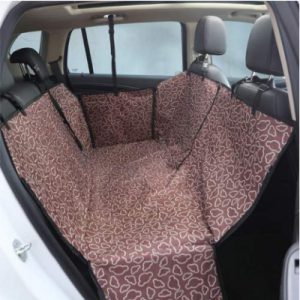Forro protector para asientos traseros color café